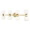 Z-Lite Artemis Vanity, 8-Light, 6.5 In.W x 35 In.L x 10.75 In.H, Modern Gold/Matte Opal 494-8V-MGLD - alternate 7